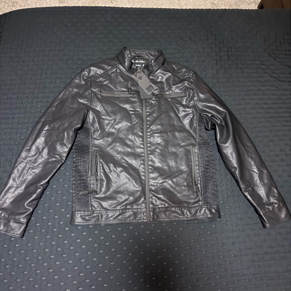 Men's Black Leather Jacket